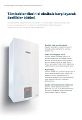 24 KW Bosch Condens 2500 ERP Tam Yoğuşmalı Kombi
